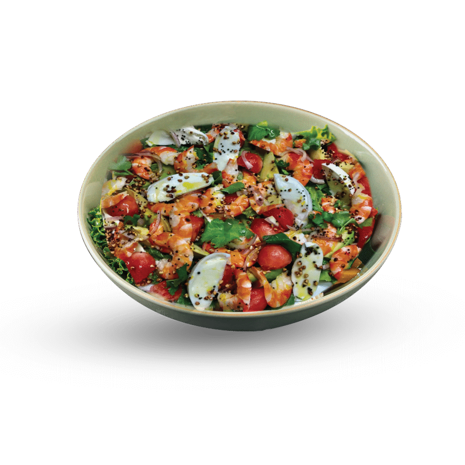 Buffalo Mozzeralla  & Shrimps salad